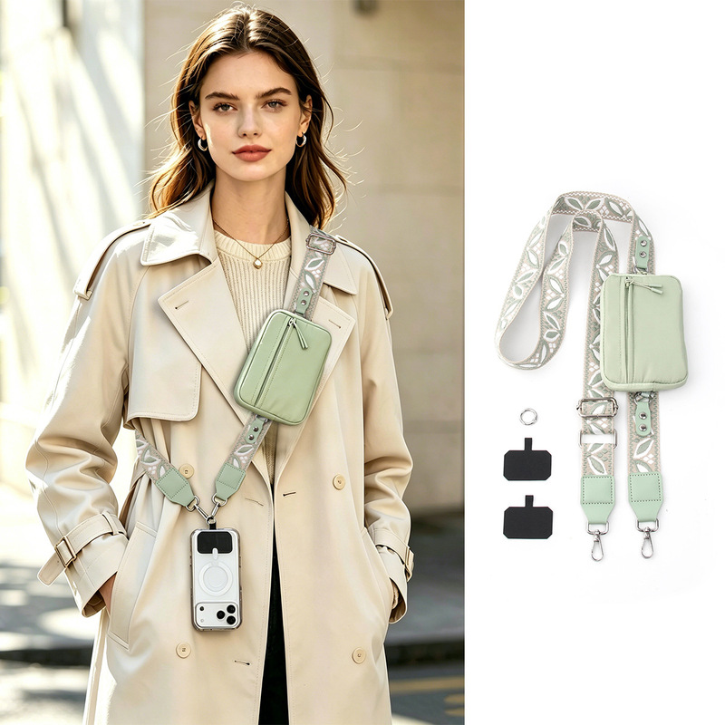New Cross-Border Shoulder Strap with Small Bag, Women's Bag Strap Pad, Matching Coin Purse, Single Shoulder Strap, Crossbody Strap, Webbing Strap New Cross-Border Shoulder Strap with Small Bag, Women's Bag Strap Pad, Matching Coin Purse, Single Shoulder Strap, Crossbody Strap, Webbing Strap