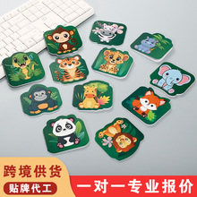 卡通创意熊猫口袋笔记本定制小礼品奖品记事本定做异形动物车线本