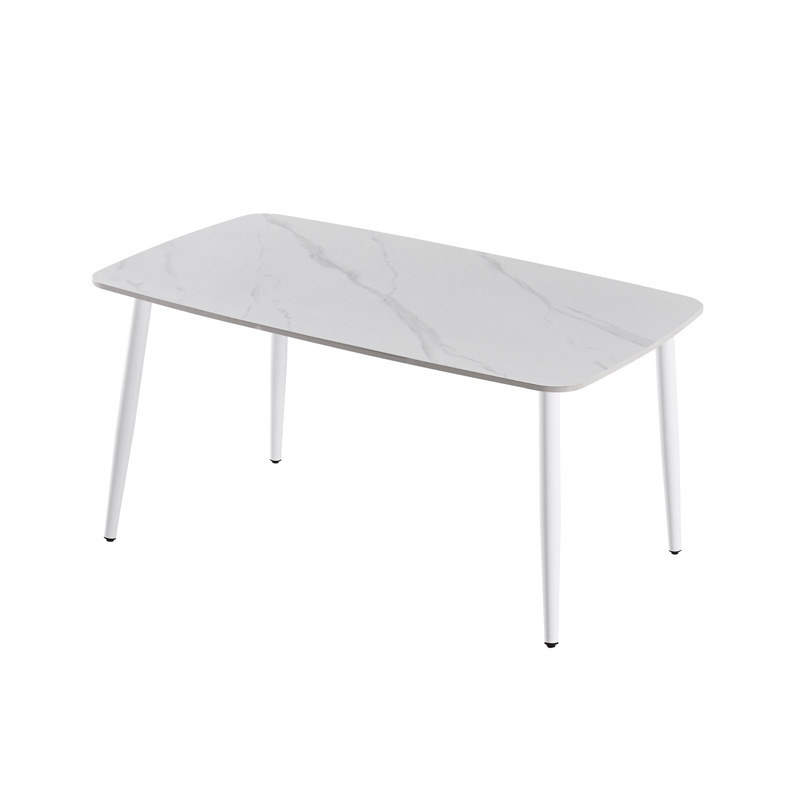 Marco blanco-blanco mate montaña nevada borde curvo blanco