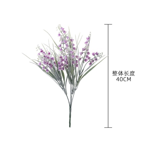 Factory Small Chime Fresh and Natural with Grass Foreign Trade Artificial Flowers Wholesale Rural Wedding and Party Home Decor GF16107B