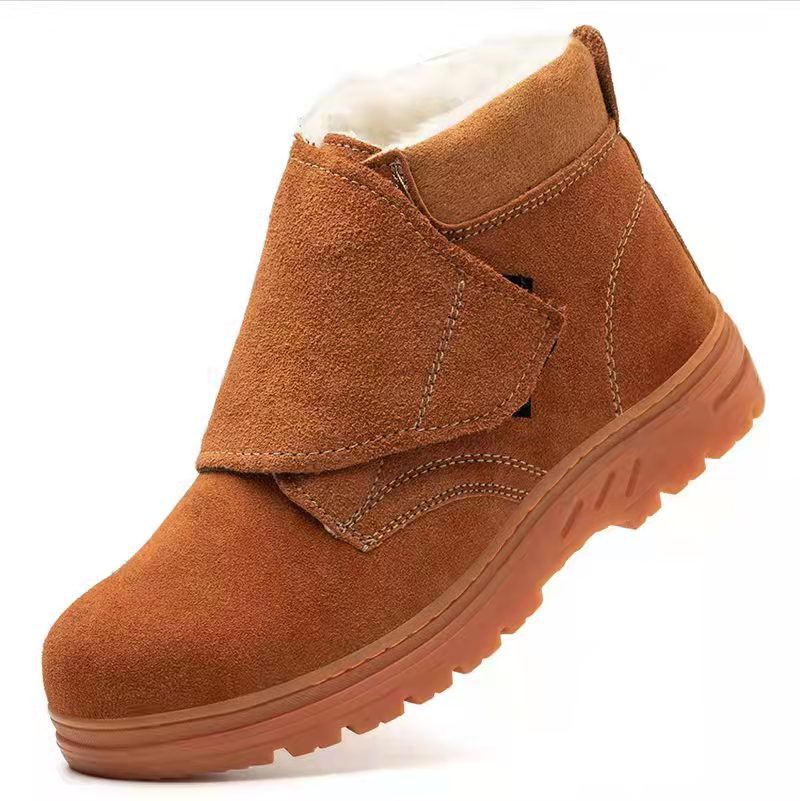 厂家批发冬季焊工劳保电焊鞋透气防砸防刺穿工作鞋钢包头劳保鞋男