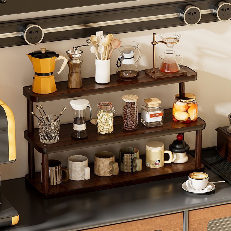 Desktop Storage Rack, Multi-Layer Dining Table Display Shelf, Multi-Layer Small Tea Cup and Tea Set Display and Storage Rack