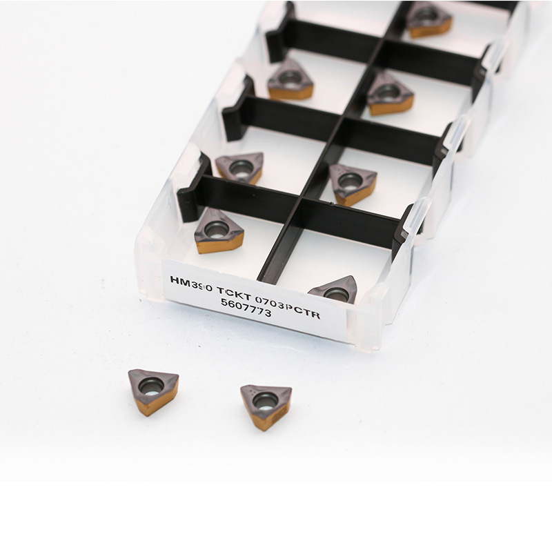 伊斯卡螺旋槽刀片 方肩铣刀粒HM390 TCKT0703PCTR IC808