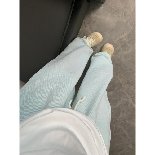 High-Waisted Drawstring Wide-Leg Pants for Women, 2025 New Arrival: Loose Fit, Flowing Silhouette, Slimming Design, Perfectly Versatile for Commuting, Effortlessly Casual, and Straight-Leg Style.