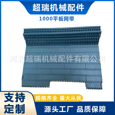 Plastic chain plate chain Sprocket Modular Belt Plastic Belt Flat Belt 1000 Type flat mesh belt