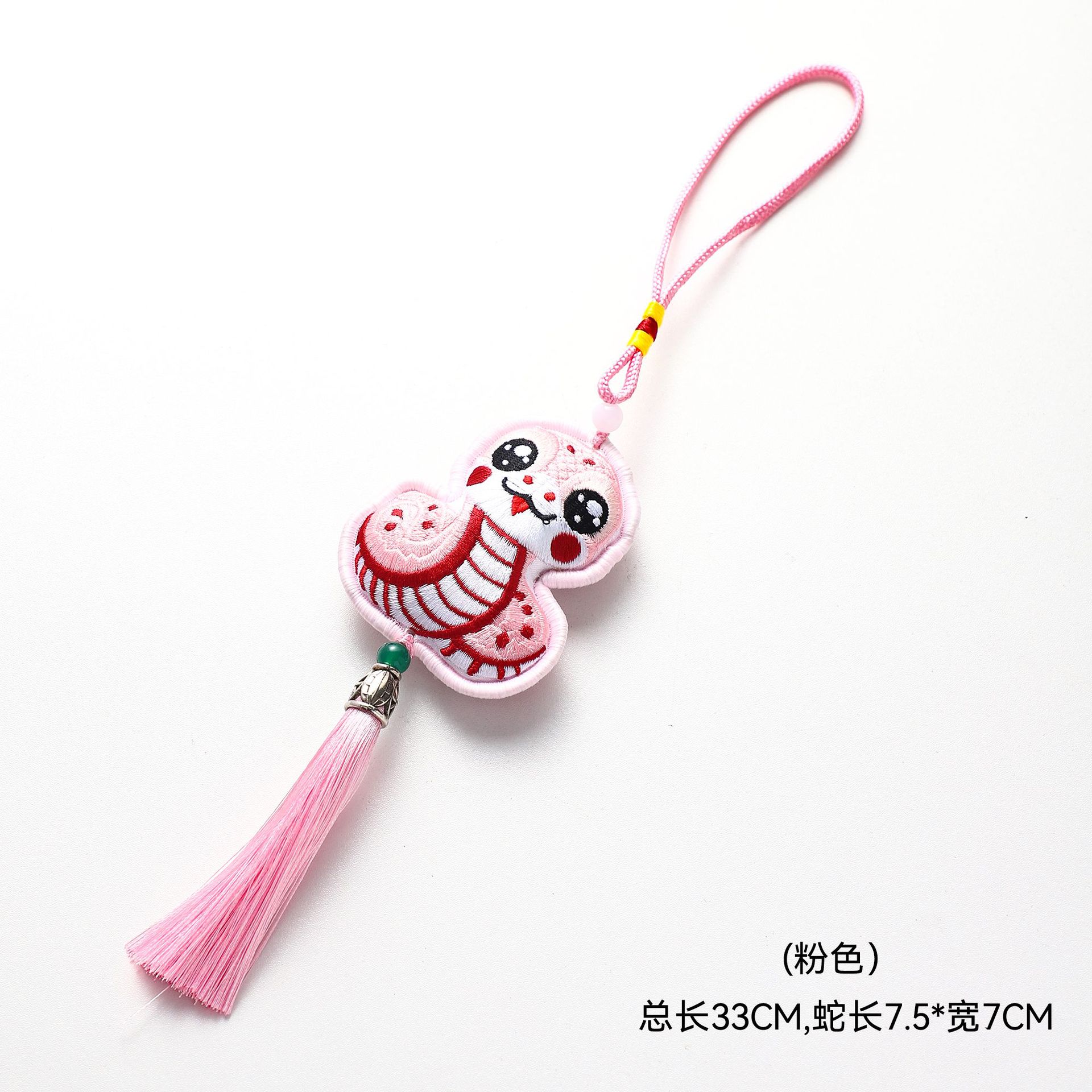 Cuerpo de siete colores de cordero Fu serpiente Lime colgante decoración de barril de Año Nuevo con florista material DIY colgante de flores