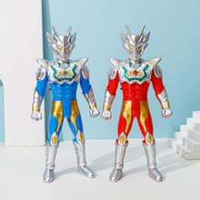 奥特 儿童铠甲超人大号正版授权带灯光音乐可动超人男孩模型玩具