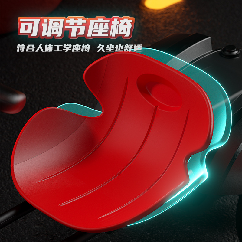 Kart eléctrico infantil para niños de 2 a 6 años con control remoto, plegable, ligero y sin instalación