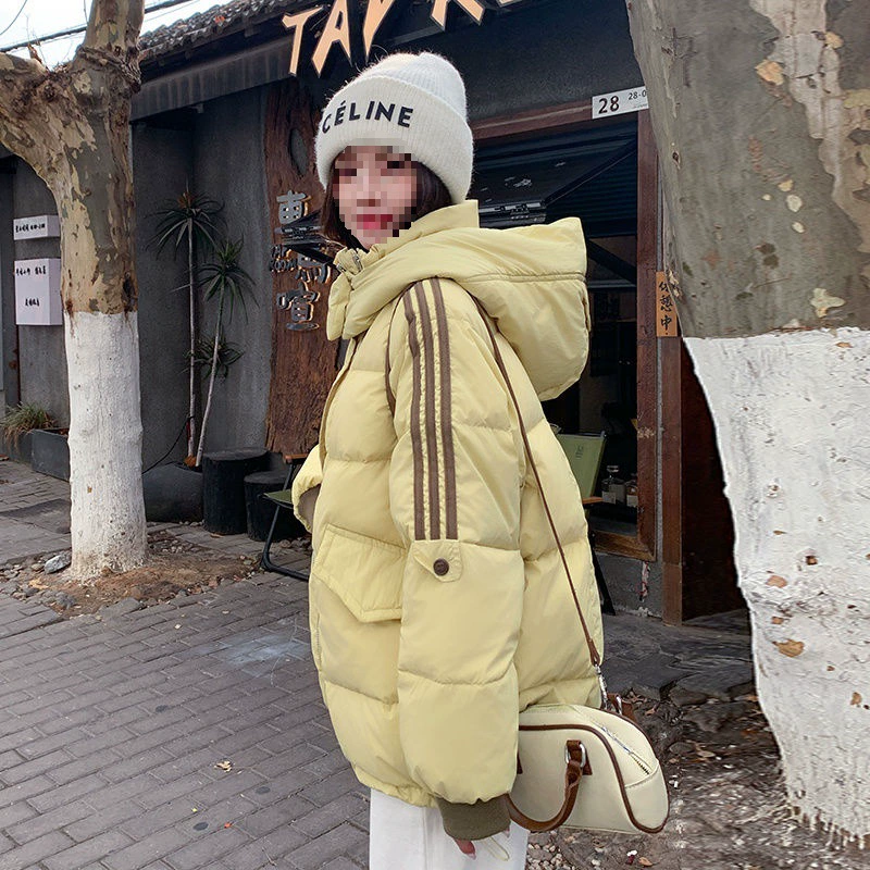 Зимняя кофта, короткий модный пуховик для учащихся начальной школы, корейский стиль, оверсайз