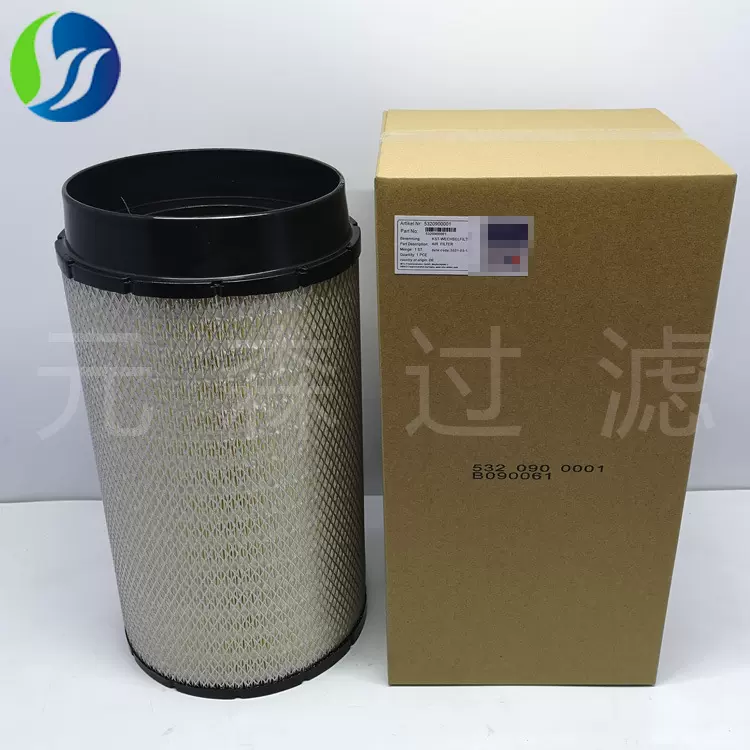 供应替代滤芯X54312100001发电机组空气滤芯