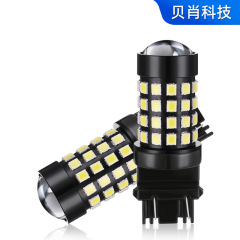 国境を越えた供給、レンズ付き強力な放熱車用 LED リアテールライト、ハイライト 3157 ターンシグナル 54smd ブレーキライト