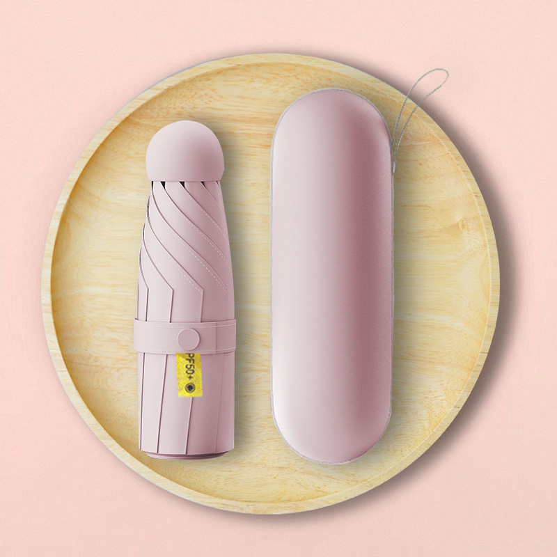 ミニポケットカプセル傘女性用 70% off 層傘日傘プロの日焼け止め UV 保護日傘