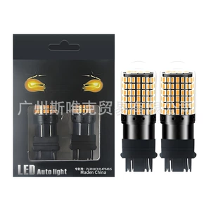 Car Led Turn Signal Brake Light 7440 3014 144Smd High Brightness Reversing Light Decoding Constant Current 1156