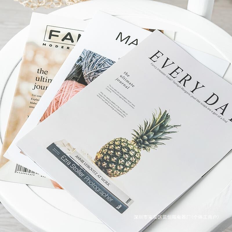 English Magazine Photo Props, Instagram Fashion Books, Shooting Props, Cardstock Decorations, Accessories, Photography, Food, Background Cloth