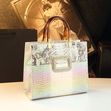 大包2025新款大气鳄鱼纹手提包时尚单肩斜挎包原创真皮女包高级感