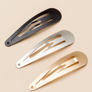 (Wholesale), black hairpins drop-shaped, hair accessory handmade, handle, hairgrip, increased thickness, gold and silver, DIY