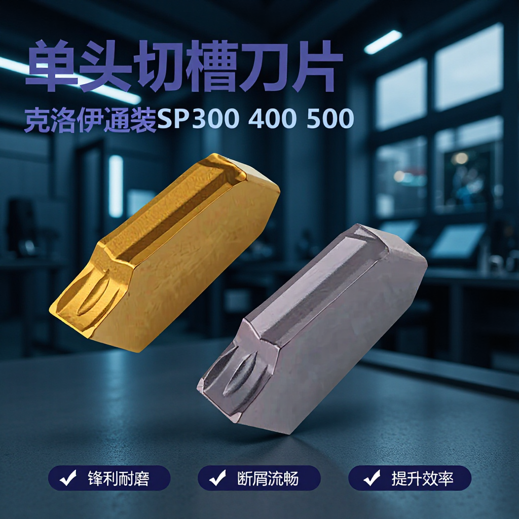 单头切槽刀片切断刀粒割槽刀 割刀克洛伊通用SP200 300 400数控切