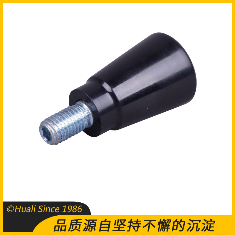 黑色胶木转动手柄 紧固连接件 旋钮把手转动手柄 机床转动长手柄