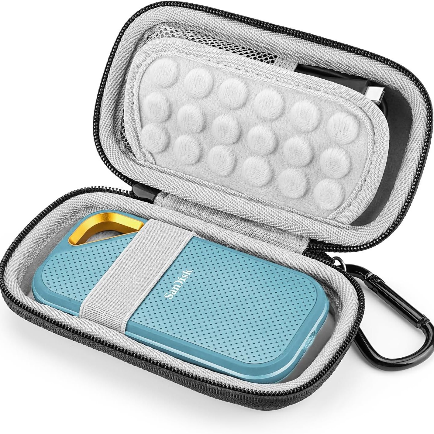 Adecuado para Sandisk Sandi E60E61E30 caja de almacenamiento de disco duro móvil de estado sólido Samsung Disco Duro bolsa de almacenamiento portátil image 5