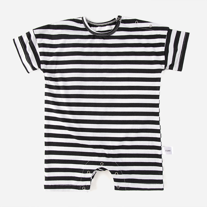 Bebé mono de manga corta estilo europeo y americano verano ropa de bebé recién nacido niños y niñas algodón chaleco bolsa pedo mameluco