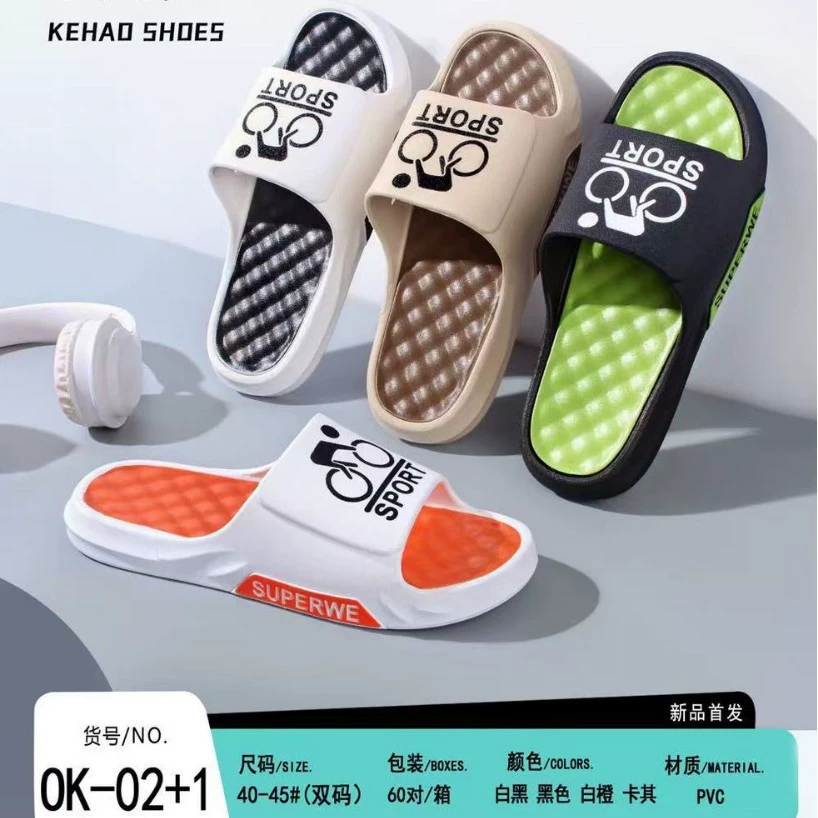 Заводская цена. Поставка новых летних мужских тапочек 2025 года, классические мужские тапочки I-образной формы, домашние, нескользящие.