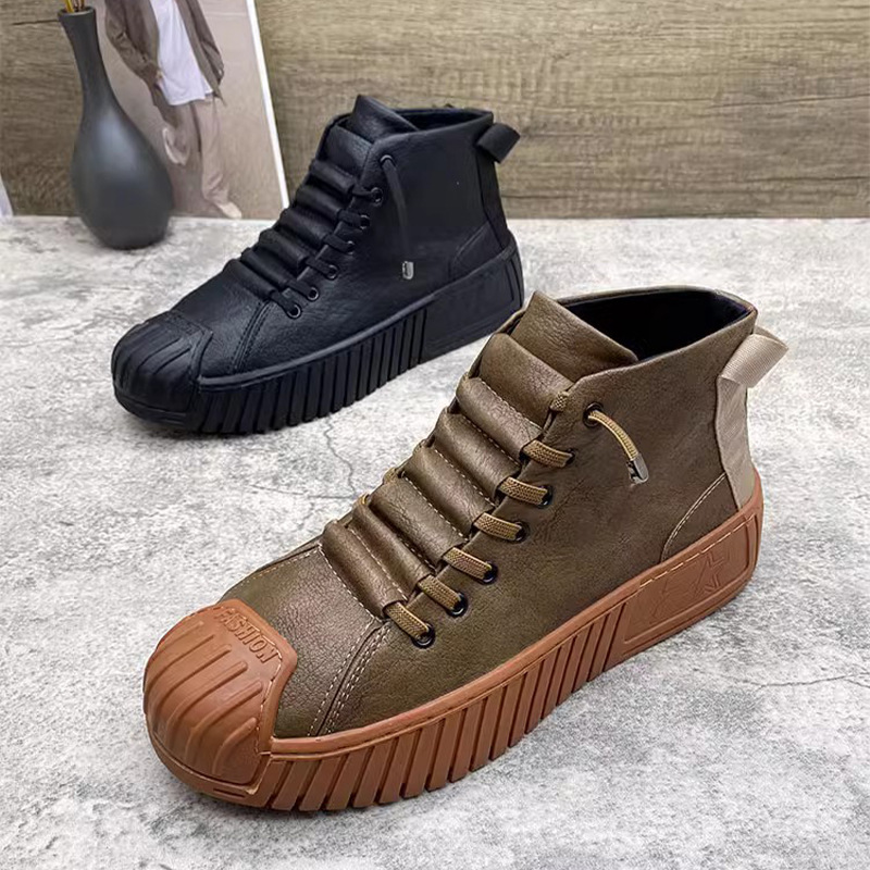 Botas Martin para hombre, estilo coreano de caña alta, zapatillas deportivas versátiles y casuales de moda, zapatos para hombre de comercio exterior transfronterizo