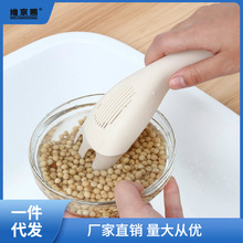 多功能淘米器廚房淘米勺洗米篩家用洗米小工具淘米擋米粒瀝水器