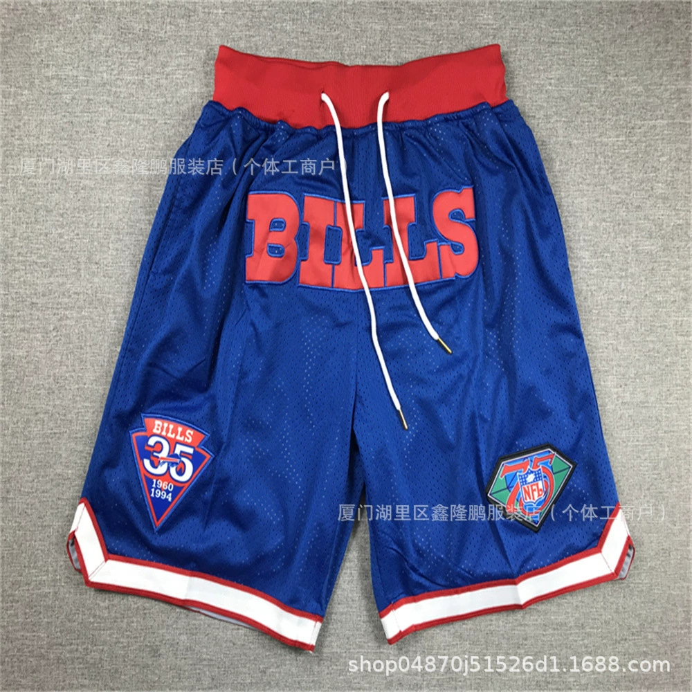 Американские карманные штаны Timberwolves NFL Lakers Clippers Bucks Heat Magic Mavericks Celtics Гортензиевые штаны