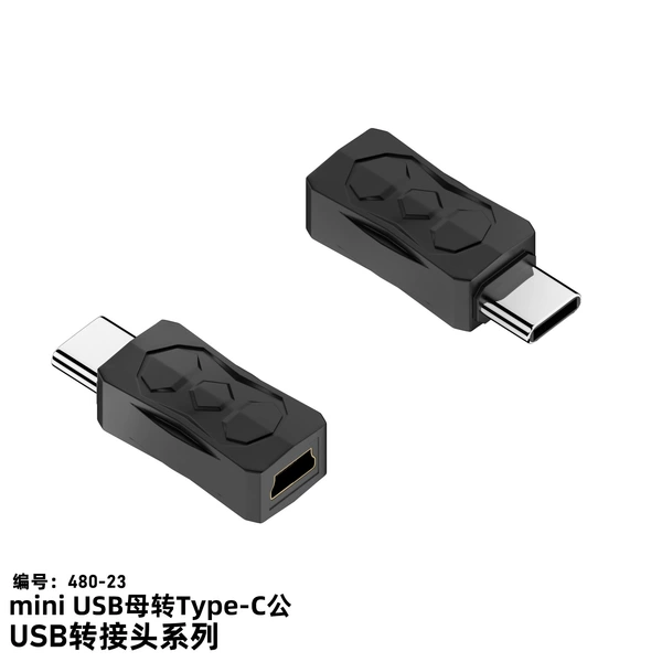480-23 mini USB female to type-c male straight