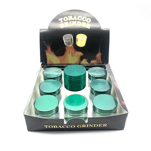 4-Layer Colorful Zinc Alloy Grinder, Environmentally Friendly Food-Grade Multi-Functional Grinder, Durable Dry Grinding Seasoning, Fine and Durable
