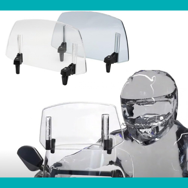 Motorcycle Modification Parts Suitable for Kawasaki, Honda, Bmw, Yamaha, Suzuki, Height-Adjustable Windshield