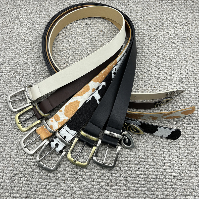 [in Stock] Stu Stu X Style American Retro Y2K Niche Cleanfit Horsehair Belt Unisex