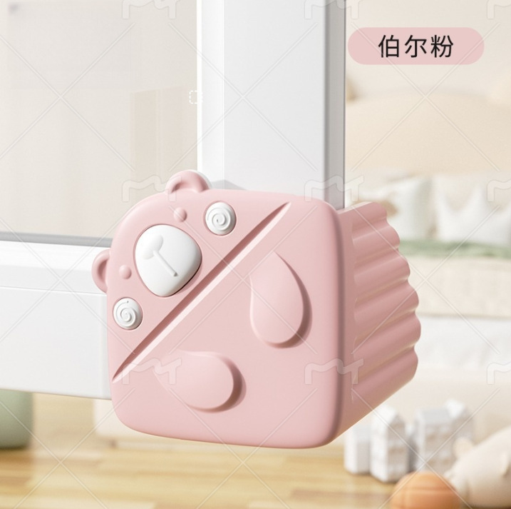 "Little Bear Silicone Style" Fully Wrapped Automatic Opening and Closing-Bald Pink