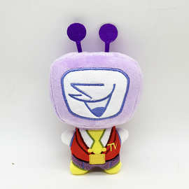 跨境新品Tenna plush 三角符文电视人毛绒玩偶公仔