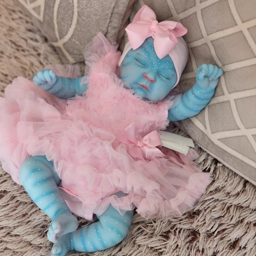 Muñeca de simulación de 19inch Avatar pintada a mano para enviar juguetes para niños, muñecas de regalo, suministro de comercio electrónico transfronterizo