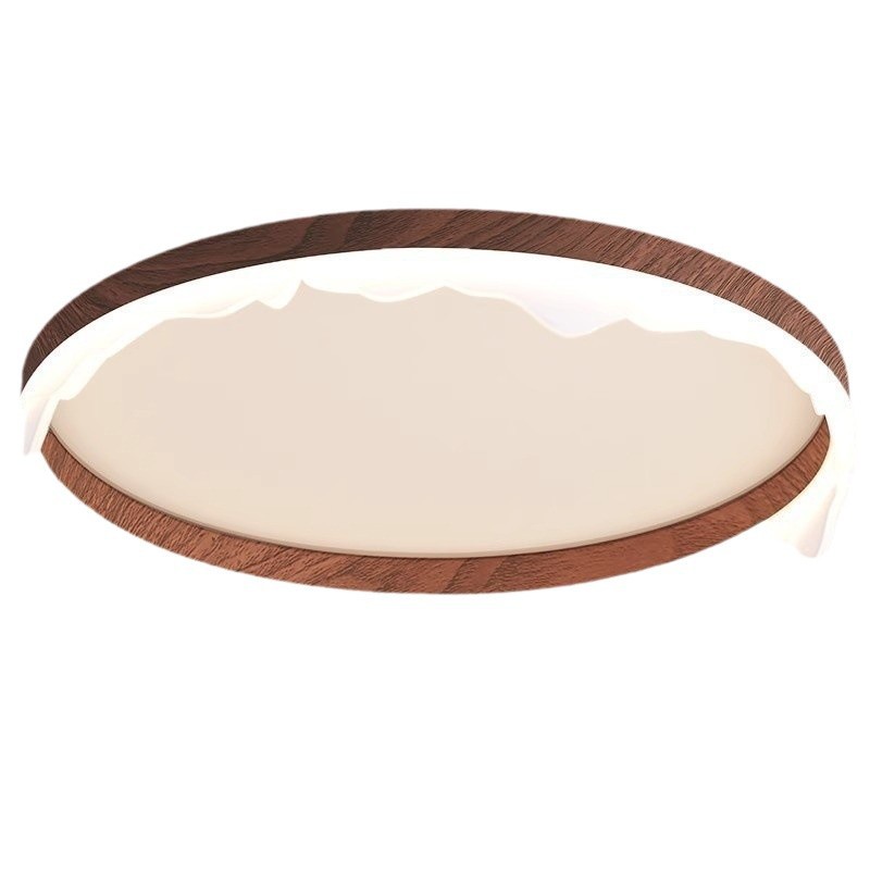 [Selección estricta] lámpara de techo moderna y simple protección de ojos color nuez retro creativo iceberg lámparas de estudio