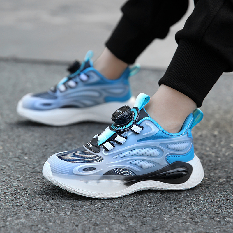 Vattentäta läderbasketkängor med vridbart spänne för pojkar_voghion.com