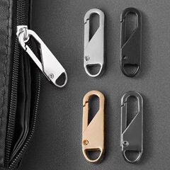 取り外し可能なファスナーの頭は工具なしでファスナーを引っ張ってカバンのコートの靴の服の合金のペンダントの卸売りをします。