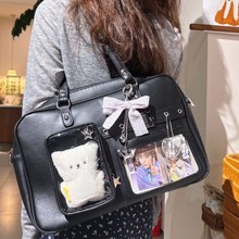 丝带痛包二次元制服包时尚百搭女包简约单肩新款百搭腋下通勤包