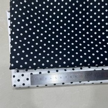 40支全棉府绸印花面料0.5cm 0.3cm小圆点印花布现货布料