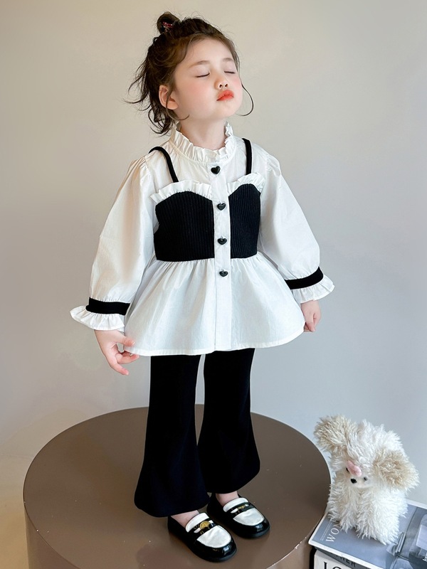 女童秋装套装2025新款儿童小香风超好看衣服春秋洋气女小童两件套|undefined