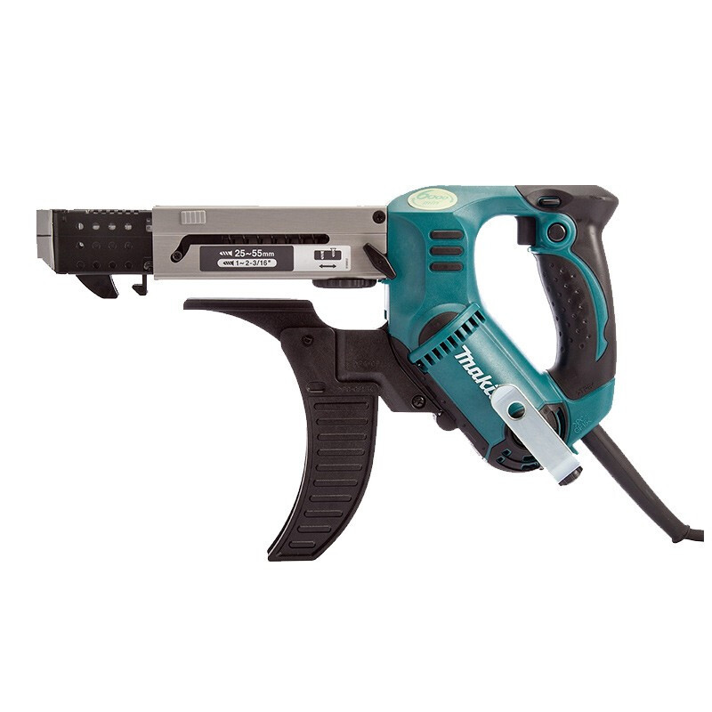 Makida Makida cadena de alimentación automática con pistola de tornillo 220V caja de contenedores de quilla de acero ligero 6843 herramientas eléctricas