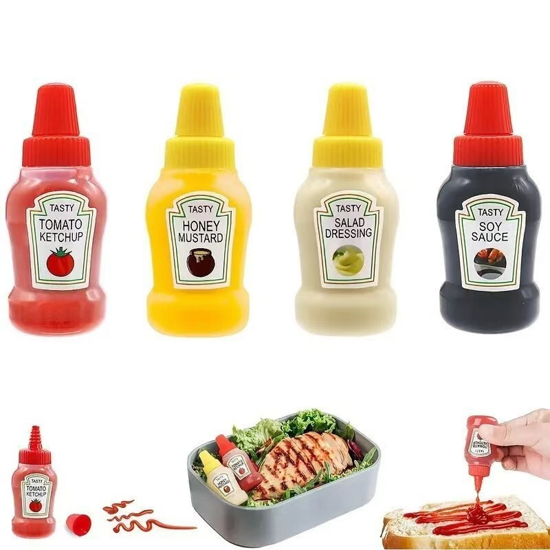 ミニトマトサラダソースボトル絞りボトルポータブル小型蜂蜜プラスチック絞り調味料ボトルクロスボーダー|undefined