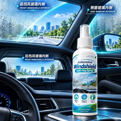 waterproof anti-fog spray, hydrophilic film – automobile glass
