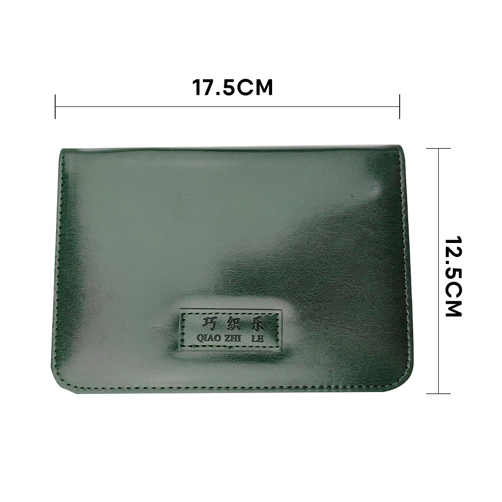 Nuevas herramientas de tejido transfronterizas desmontables aguja de bambú 5 + 8 aguja de manga un conjunto de 10 paquetes de PU