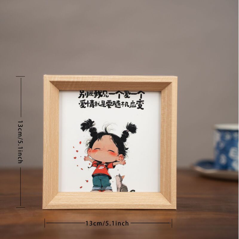 創意的な置物は磁器の板画を収集して台を並べて友達にいたずらをします。|undefined