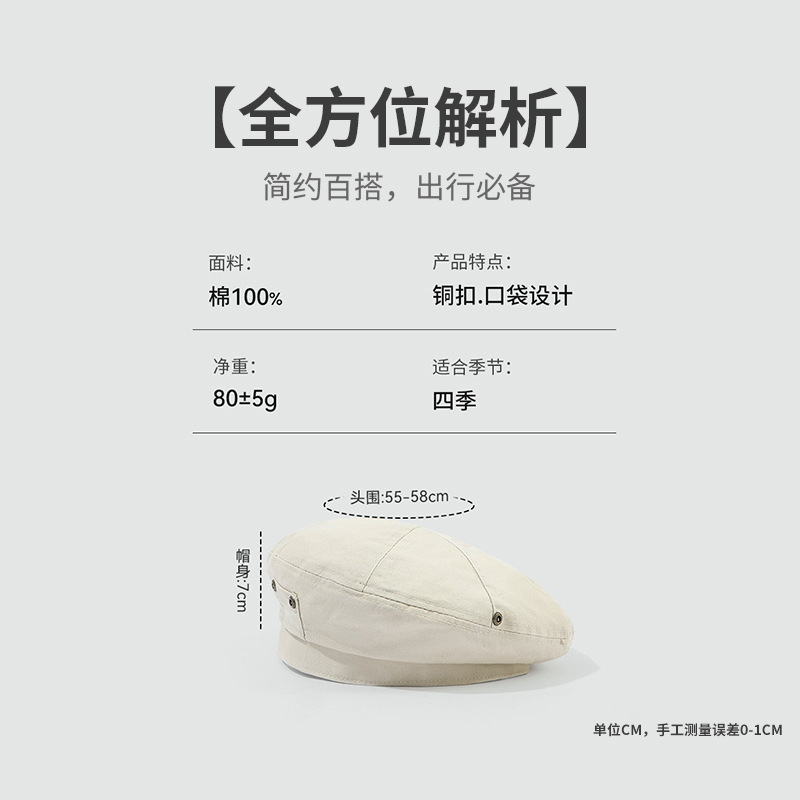 暗黒風水洗いして古いレトロなベレー帽を作ります。|undefined