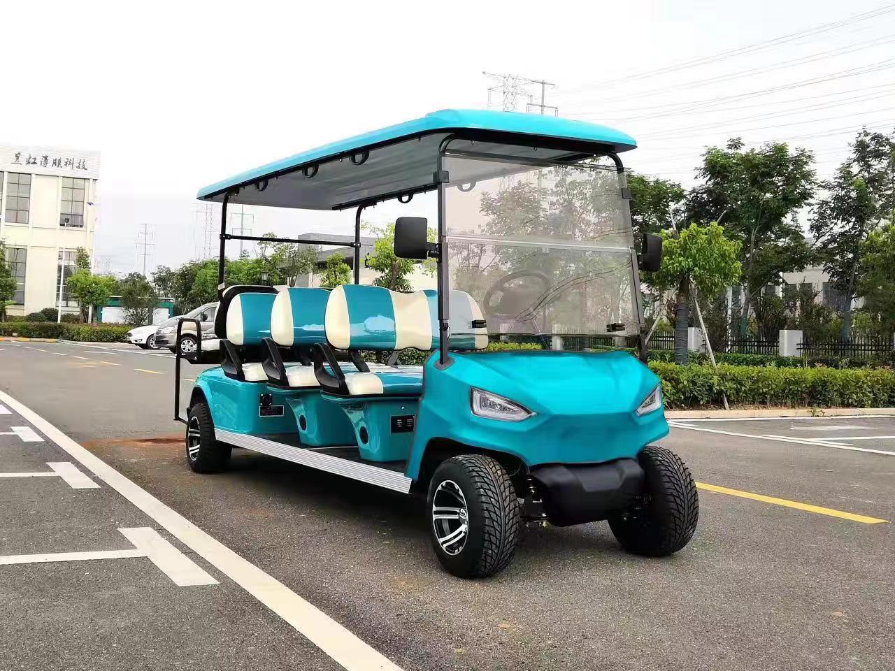 八座高尔夫球车 8+3电动高尔夫 利凯士得高尔夫修车