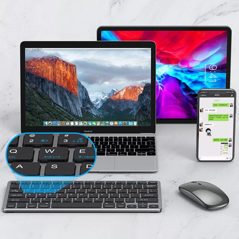 Беспроводной набор: клавиатура, мышь, зарядка, 4G, Bluetooth