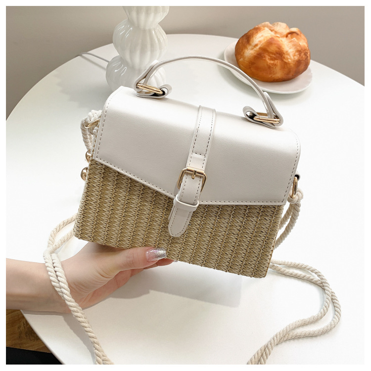 Korean Mini Casual Contrast Color Messenger Box Handbag Wholesale Nihaojewelry display picture 36